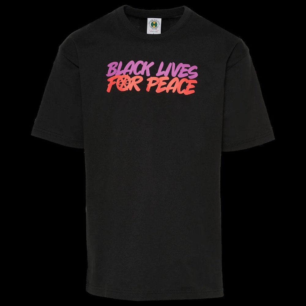 Cross Colours Men's Black Lives for Peace T-Shirt NEW with TAGS